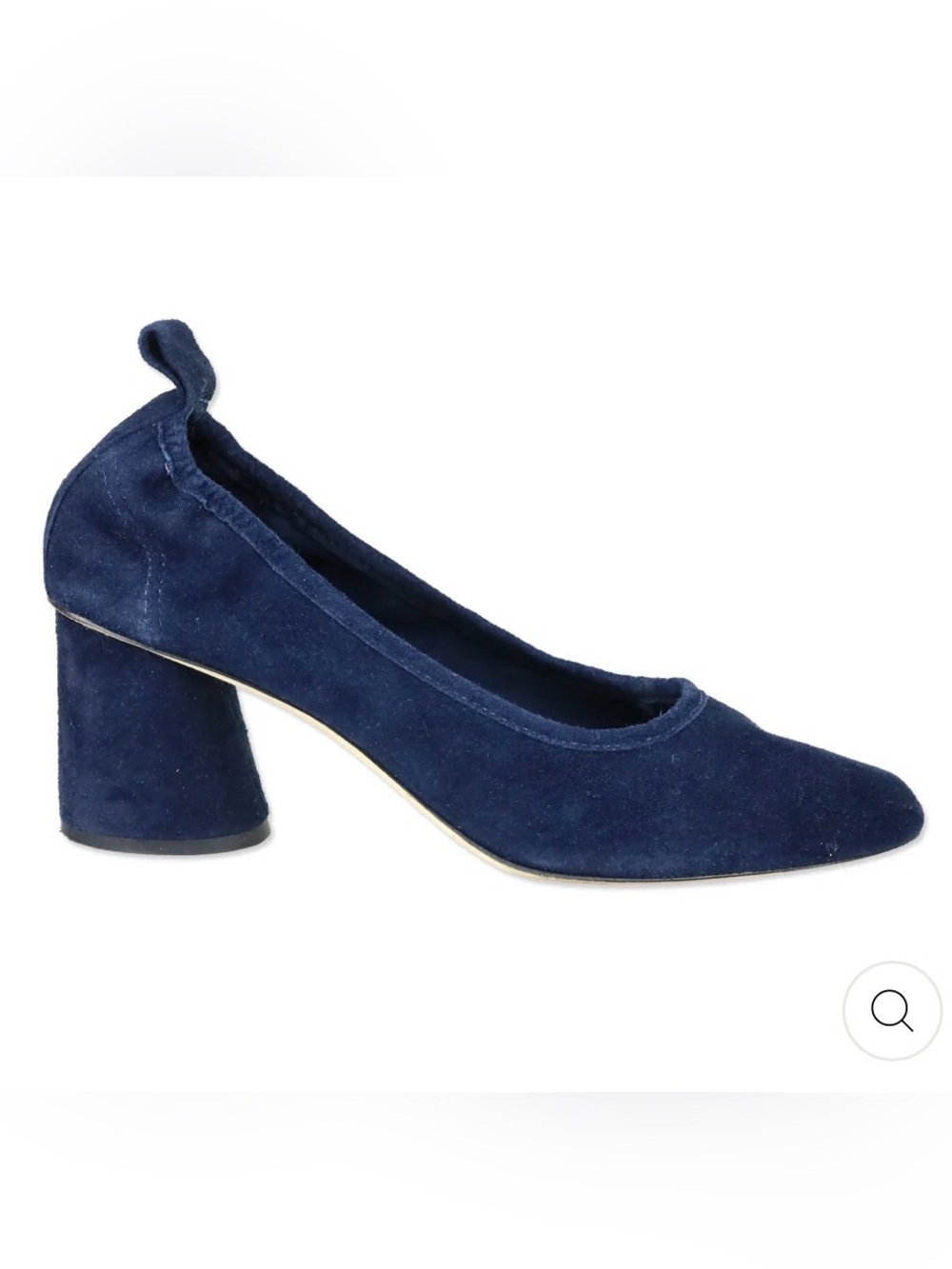 Tory Burch Therese Suede Block Heel Pump size 6